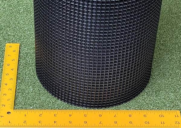 Critterfence Black Steel 1/4 Inch Square Grid 2 x 50 - 685248513491